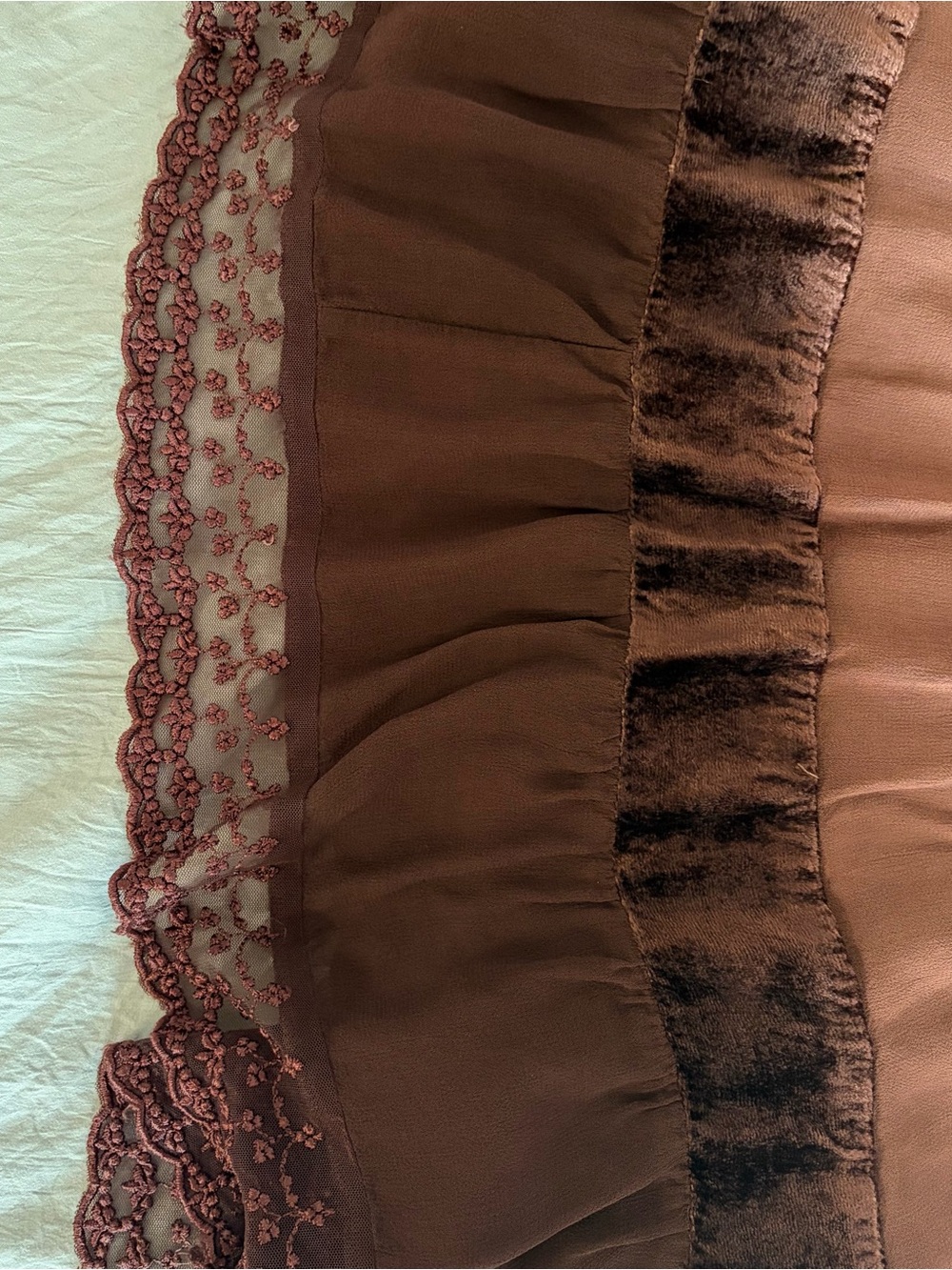 Vintage GUESS Jeans Authentic tiered maxi skirt 🤎 - Picture 7 of 8